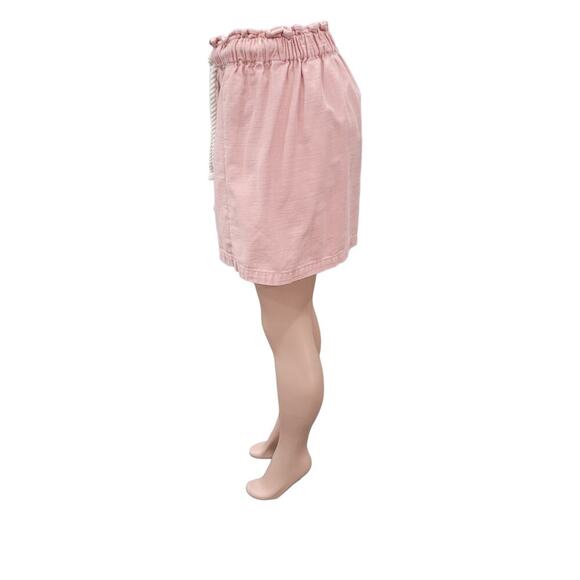 J. Crew Women's Skirt Size XS Pink Rope‎ Tie Waist Pull On 2021 - Picture 3 of 8
